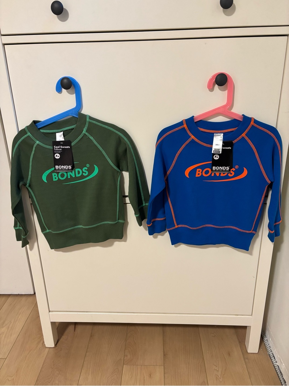 BONDS bundle: Kids Cool Sweats Pullovers- Green & Blue